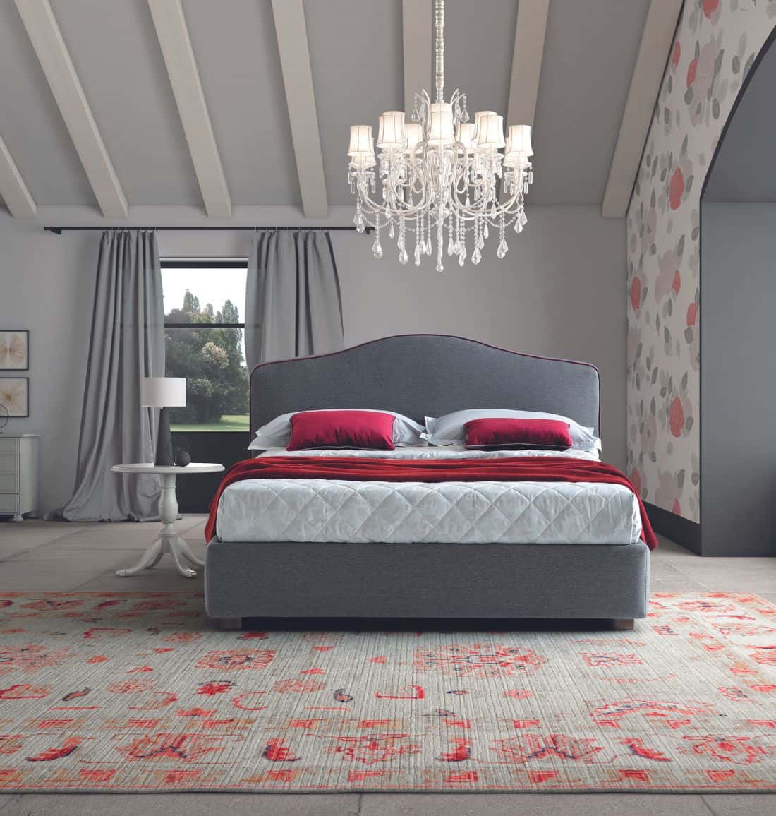 letto rosa